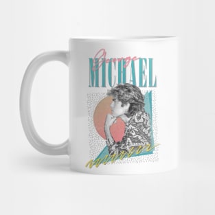 George Michael -- 80s Faded Style Fan Design Mug